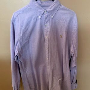 Men’s lilac Polo Ralph Lauren button down shirt